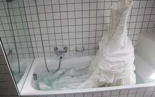 Можно ли стирать платье после свадьбы и как отстирать пятна правильно