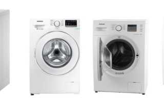 Габариты стиральных машинок Samsung: выбор модели по ширине и высоте для вашего дома