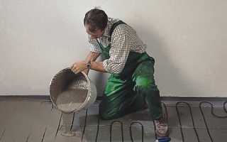 Как сделать стяжку под теплый пол своими руками: советы и рекомендации