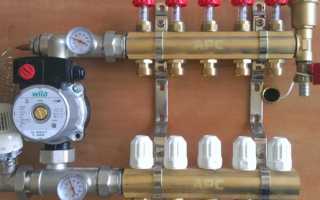 Монтаж коллектора под теплый пол своими руками, установка и регулировка расходомеров для комфортного отопления