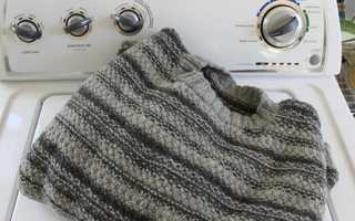 Стирка свитера в машинке: правильный режим и температура не дадут ему сесть или растянуться, советы по уходу