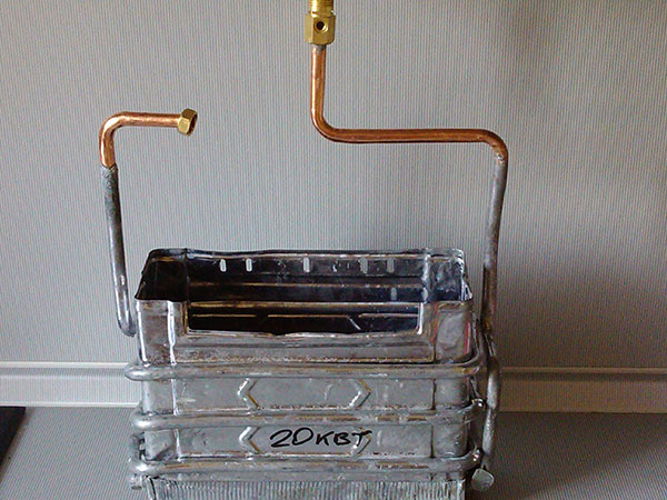 Радиатор газовой колонки Оазис