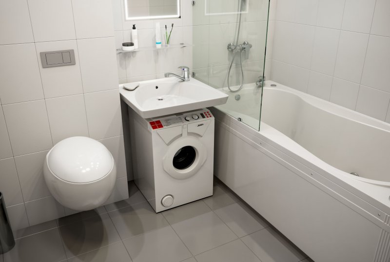 Стиральная машина под раковиной - все нюансы выбора модели, подключения и размещения (инструкция от А до Я)