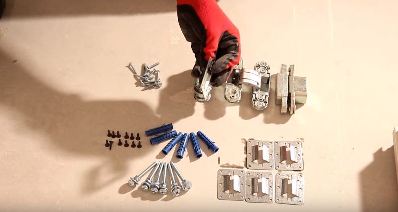 Фурнитура для дверей скрытого монтажа