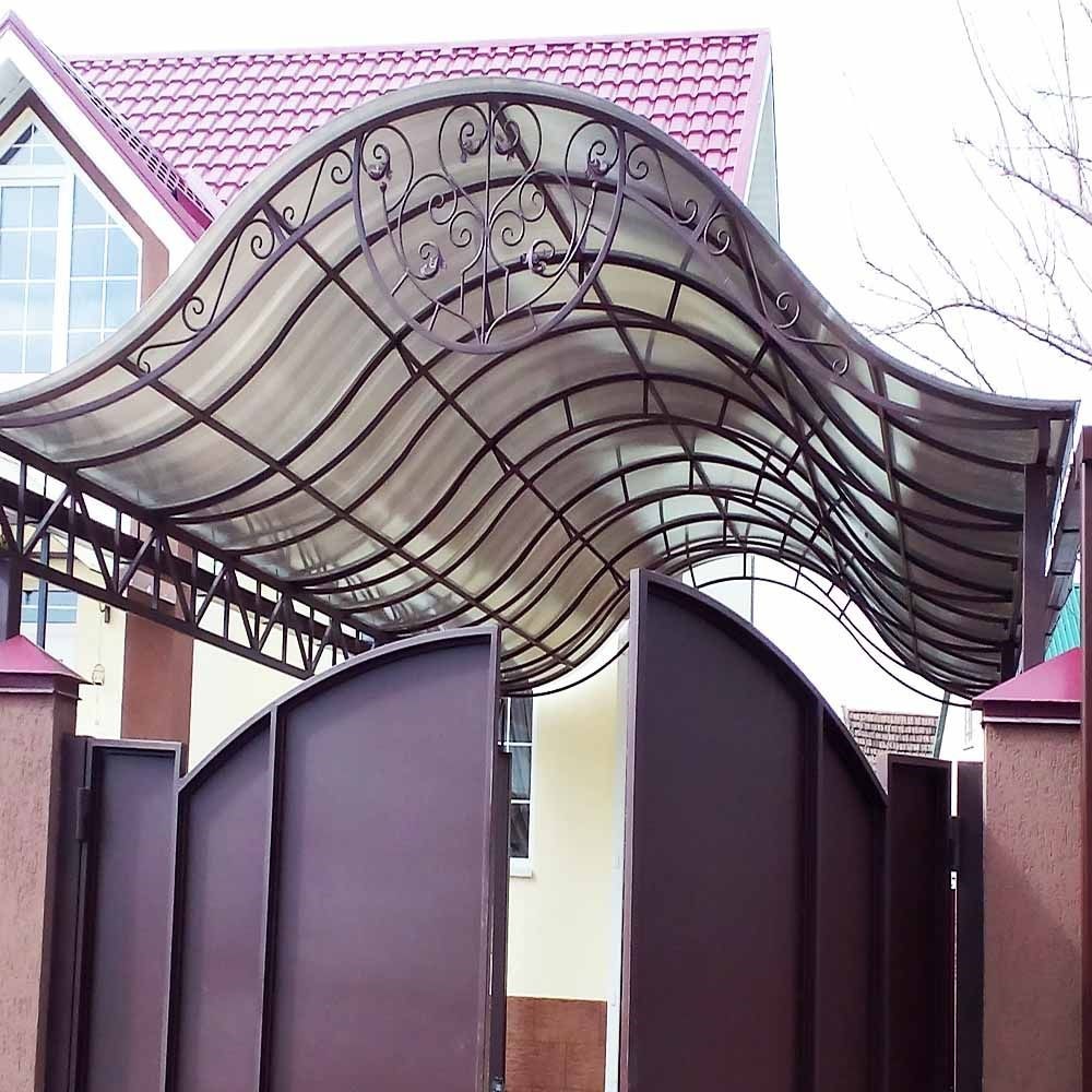 Волнообразный козырек