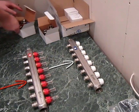 Шаг 1 – распаковка деталей узла