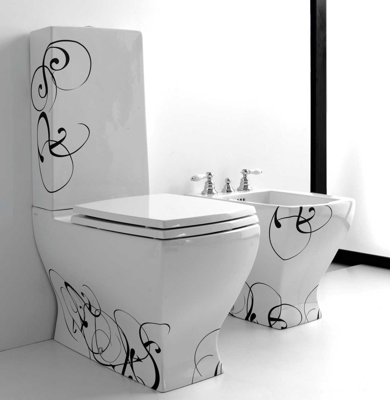 Унитаз тоже может быть стильным