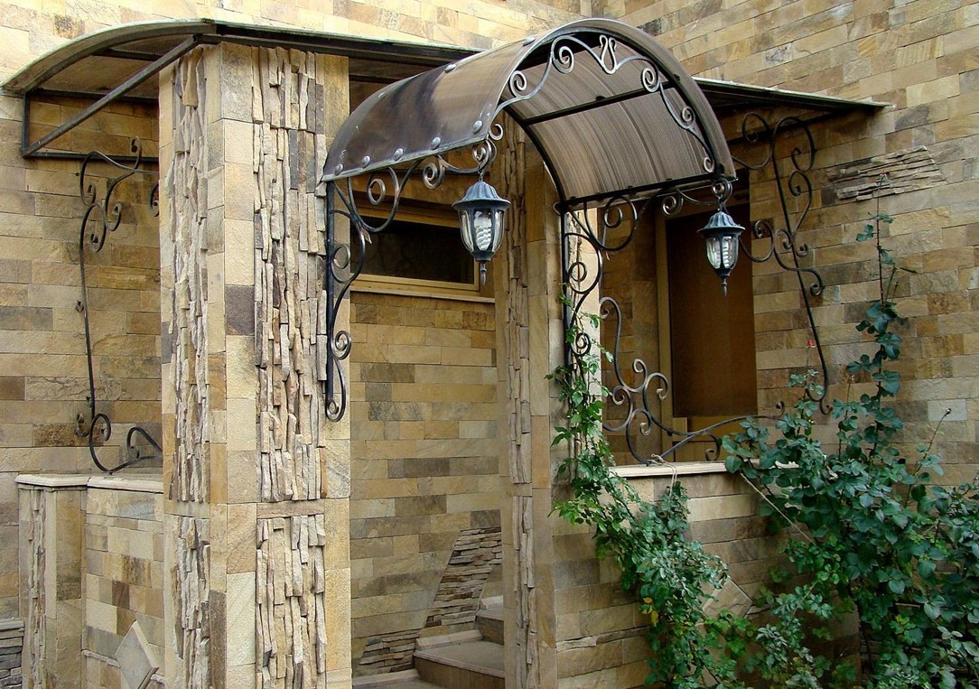 Сочетание разных способов кладки