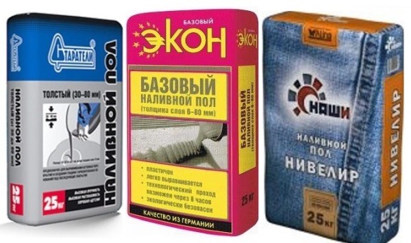 Выравнивающие смеси для пола имеют несколько видов