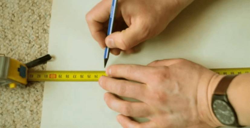 Измеряем требуемый размер