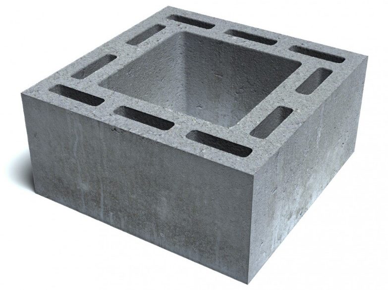 Дымоходные бетонные блоки