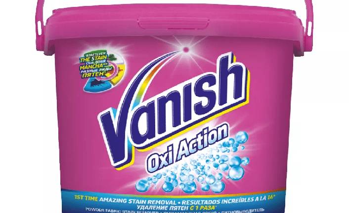 Пятновыводитель эффективно справляется даже с жирными пятнами