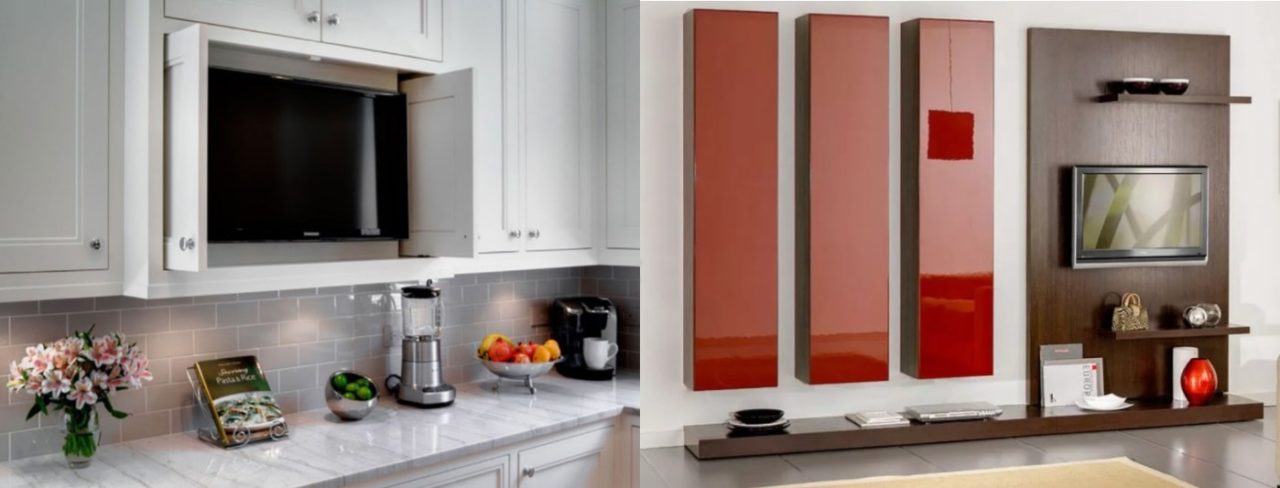 Способы крепления телевизора на мебель