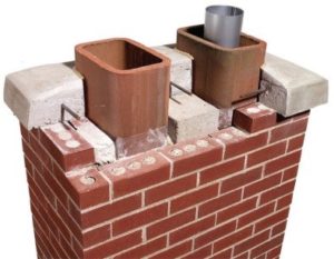 Дымоход из кирпича