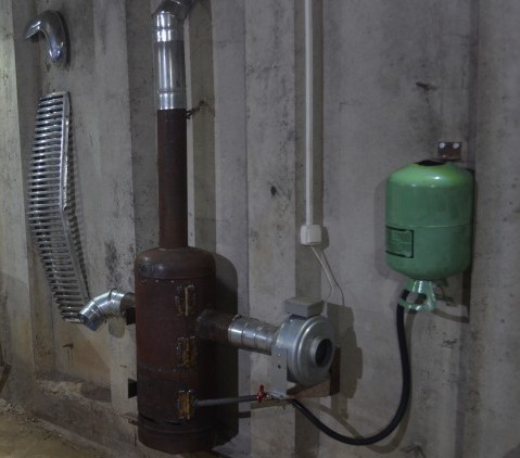 Вид готовой печи