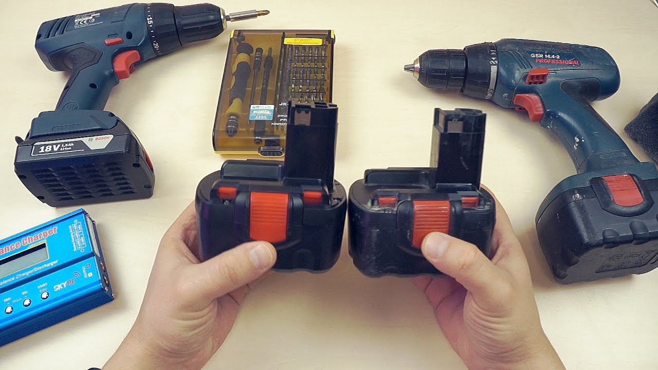 Аккумуляторы для шуруповертов