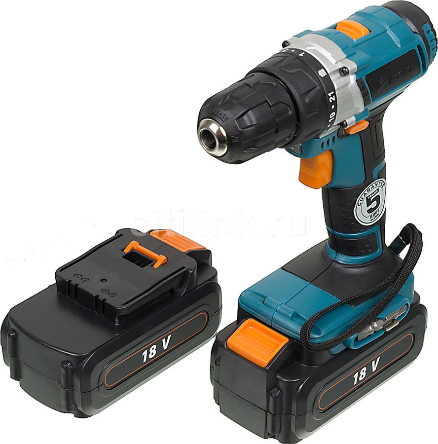 Дрель-шуруповерт BORT BAB-18Ux2-DK
