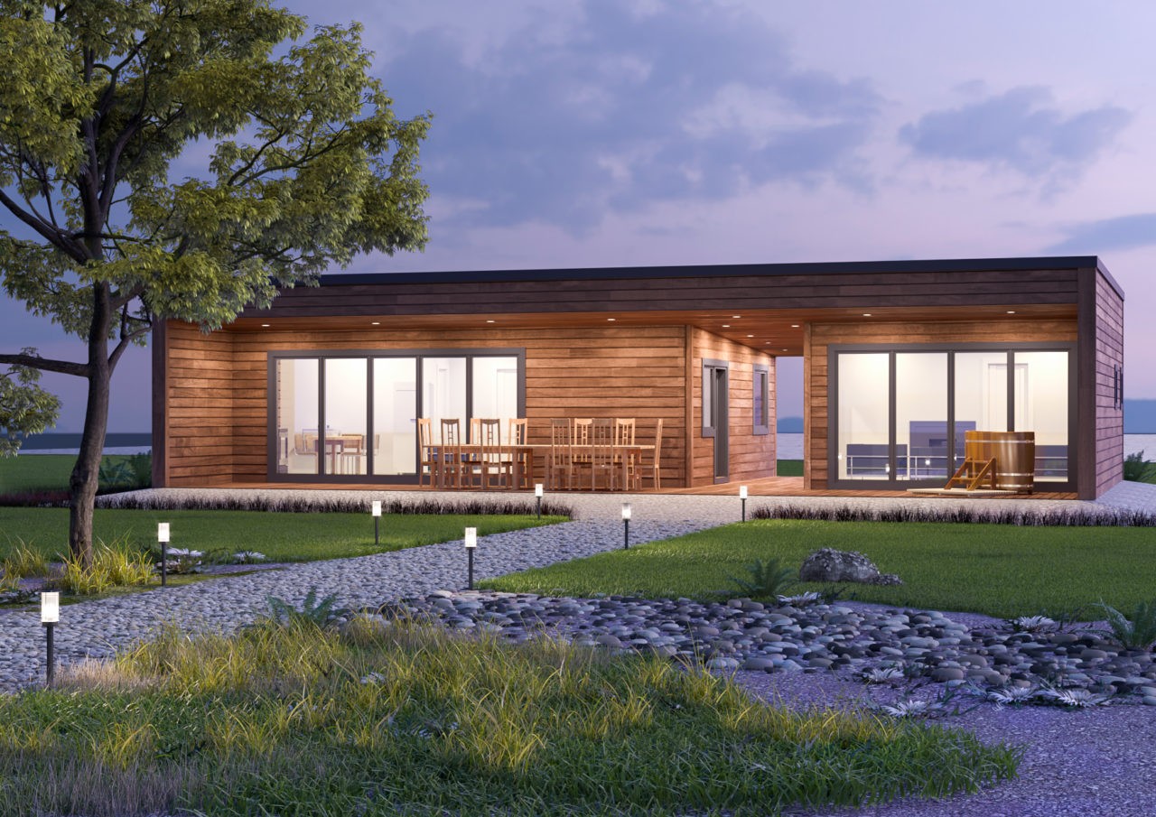 Финский дом из двух модулей