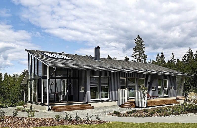 Коттедж, построенный по финской технологии