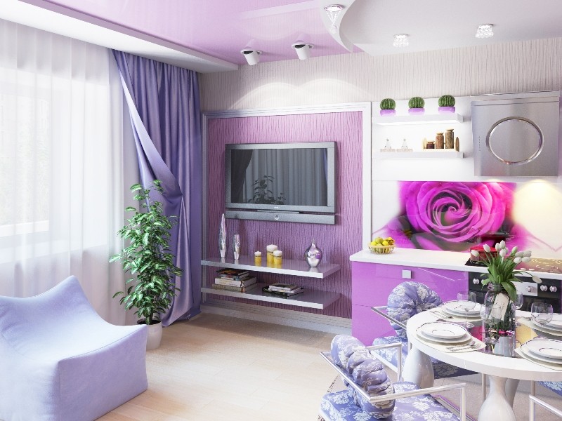 Квартира-студия для девушки