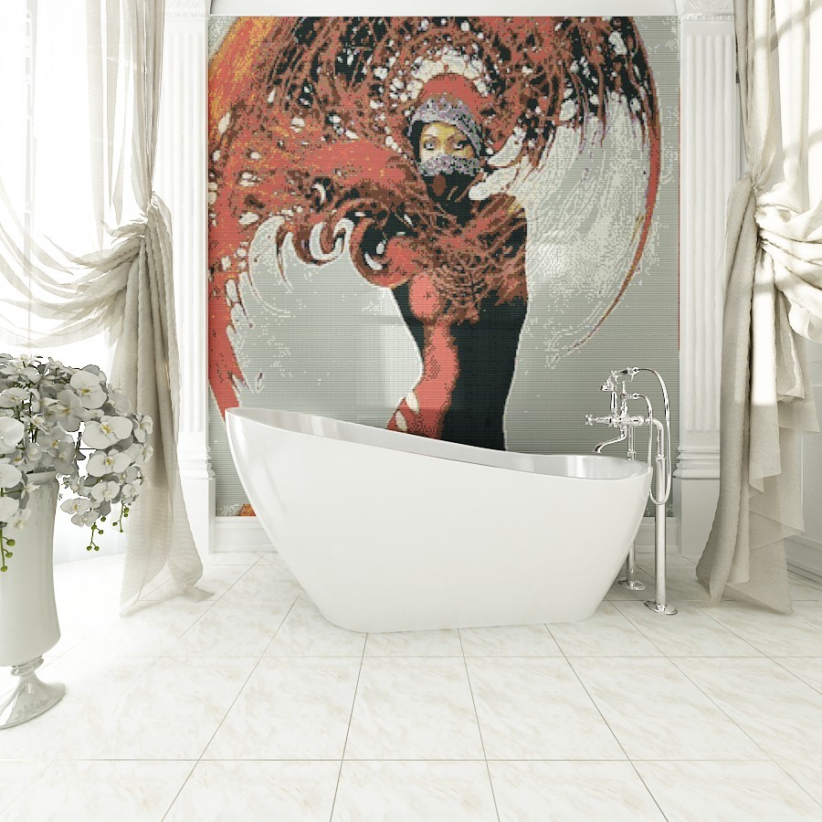 Мозаичное панно