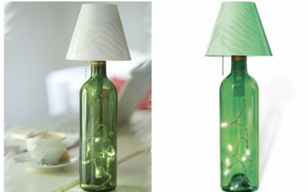 Настольная лампа своими руками из бутылок