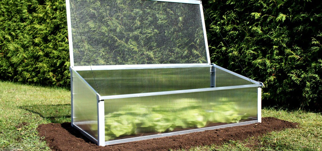 Парники с открывающимся верхом из поликарбоната