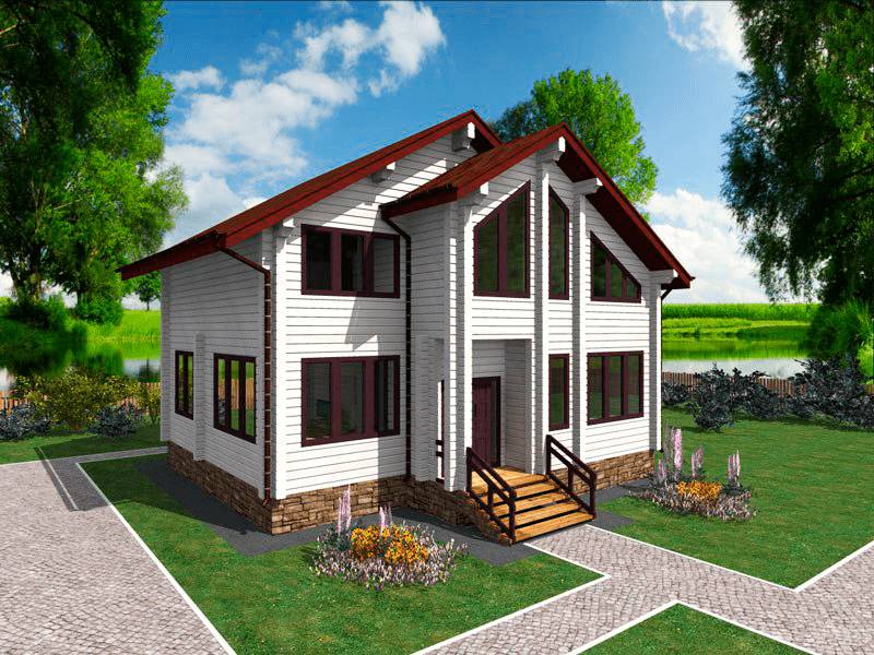 Проект дома из бруса