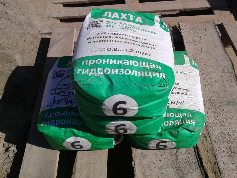 Проникающая гидроизоляция для бетона ЛАХТА