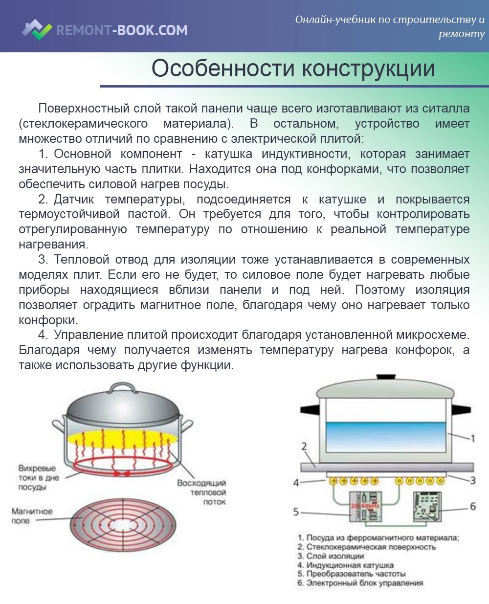 Особенности конструкции
