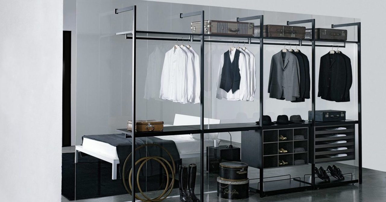 Ультрасовременная гардеробная комната
