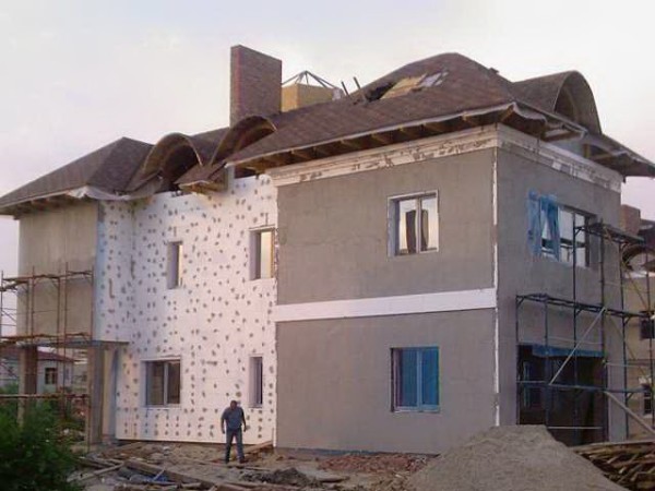 Утепление стен дома снаружи