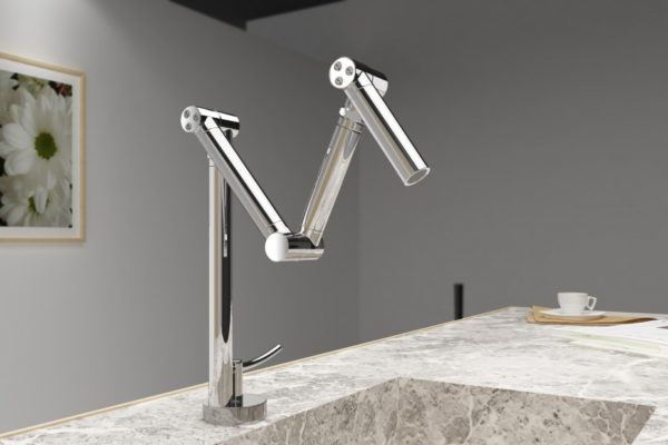 Смеситель для ванной в хай-тек-стиле