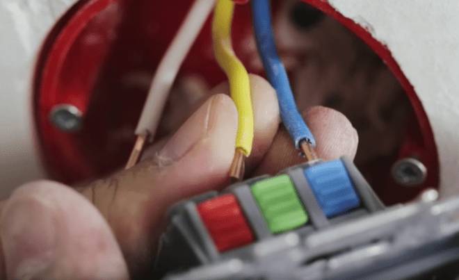 Степень зачистки проводов