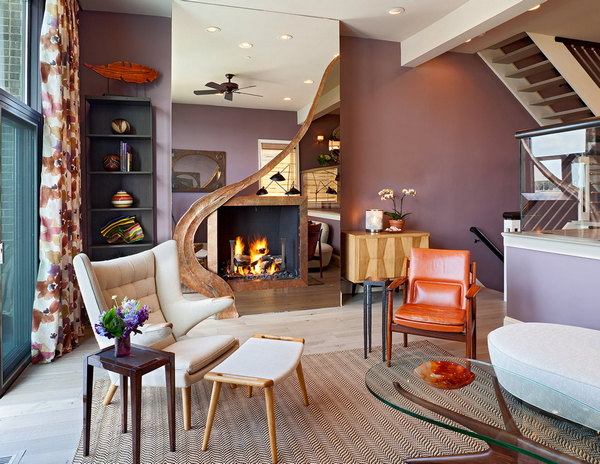 гостиная в стиле модерн