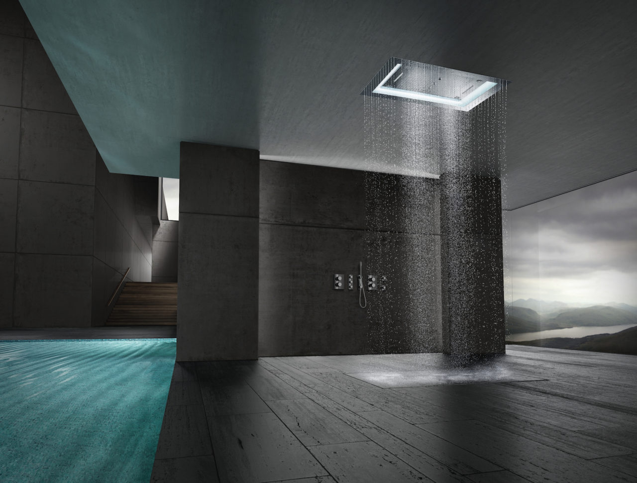 Душевая лейка «Тропический ливень»