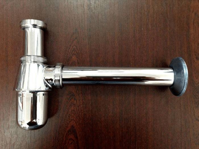 Металлический сифон с гальваническим покрытием