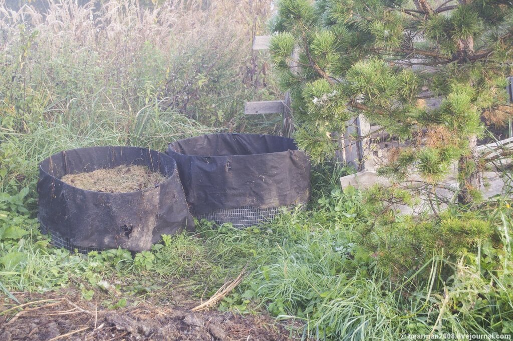 Корзина из сетки для компоста