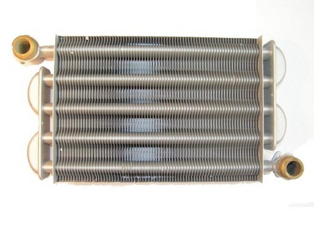 Первичный теплообменник – нагревает теплоноситель системы отопления