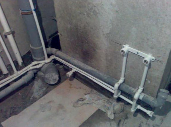 разводка канализации